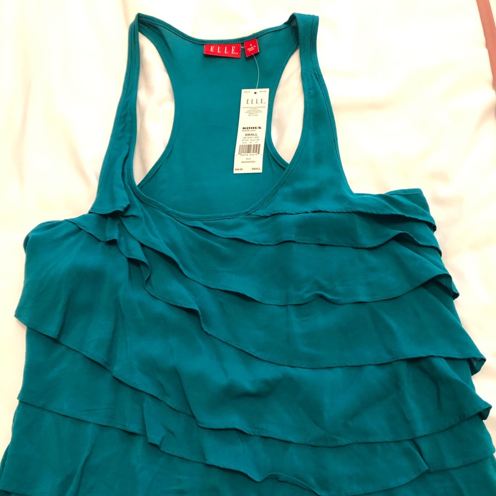Ruffled tank top